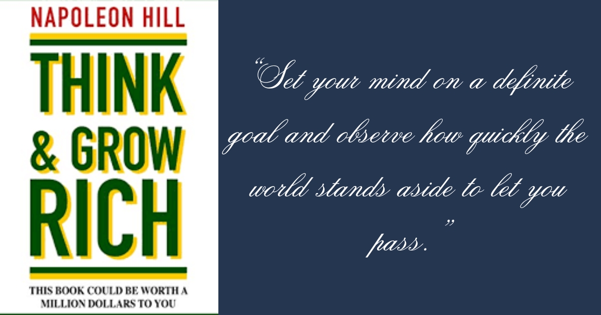 Think and Grow Rich Book Review.